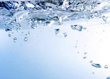 imagem de água borbulhando